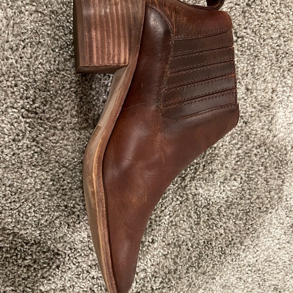 Dark Brown Leather Madewell Boots / Booties - Picture 3 of 6